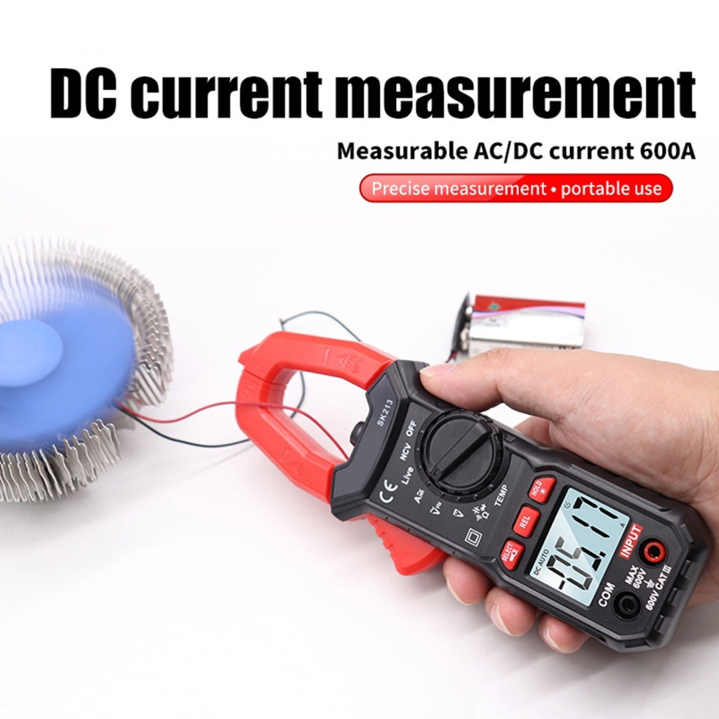 JZROCKER Advanced SK213 Clamp Multimeter Digital Clamp Meter for Electrical Enthusiasts and Technicians Not Including Battery