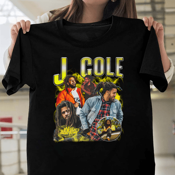 J Cole Yellow Graphic Tee Rapper Hip Hop Artist Dreamville Forest Hills Art Tee V41365 Unisex T-Shirt, Size Up to 5XL