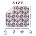 thumbnail image 4 of Pioneer Flower Floral Print Pattern Kitchen Dish Drying Mat 1 Pack, Ultra Absorbent Microfiber Drainer Mat, 16"x18", 4 of 6