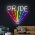 thumbnail image 2 of Handmadetneonsign Pride Neon Sign, Pride LGBT Wall Art Decor, LGBT Rainbow Wall Decor, LGBT Decor, 2 of 5