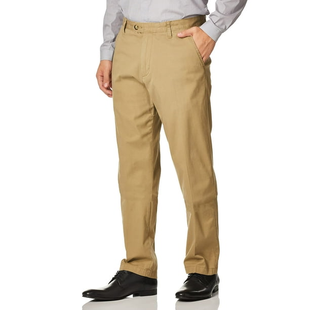 Pantalones casuales Nautica Beacon para hombre en color tostado toscano, 42 de ancho x 32 de largo