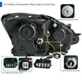 thumbnail image 4 of Spec-D Tuning Black Projector Headlights w/ Sequential LED Signal Compatible with 2006-2010 Lexus IS250 IS350, Left + Right Pair Headlamps Assembly, 4 of 5