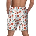 thumbnail image 2 of Lsque Mens Swim Trunks Strawberries Pattern - Bathing Suit Compression Liner - Beach Swim Shorts Swimwear - (S-3XL) - Stretch Quick Dry -XX-Large, 2 of 9