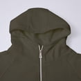 thumbnail image 4 of Holzkary Women's 2025 Zip Up Y2K Hoodies Womens Zip Up Hoodie Cropped Sweatshirts Thumb Hole Jackets Cropped Casual Long Sleeve Sweatshirts Fall Spring Track Jackets with Pockets Gn2 L, 4 of 8