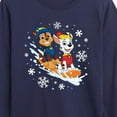 thumbnail image 3 of Paw Patrol - Chase Marshall Sledding - Toddler And Youth Long Sleeve Graphic T-Shirt, 3 of 6