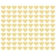 thumbnail image 1 of Acrílico Espejo Pared Pegatinas 100uds Auto Adhesivo Removible Corazón Pared Calcomanías para Hogar Sala Habitación Dormitorio Oficina DIY Decoración (22,5x20mm Oro), 1 of 6