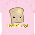 thumbnail image 4 of Inktastic Butter Me Up Toast Boys or Girls Baby Bodysuit, 4 of 5