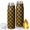 Yellow and Black Checkered Pattern, variant on Green and Black Checkered Pattern Bullet Tumbler, Vacuum Insulated Novelty Travel Tumbler Bpa-free Pc Lid Gifts Ideas for Birthday Holiday Party