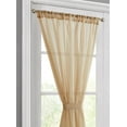 thumbnail image 2 of THD Basics Sheer Sunlight Transparent French Door Curtains - Set of 2, 2 of 4