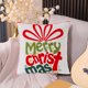 thumbnail image 5 of Caja de regalo de Navidad Funda de almohada navideña Fiudx para sofá de sala de estar, 5 of 6