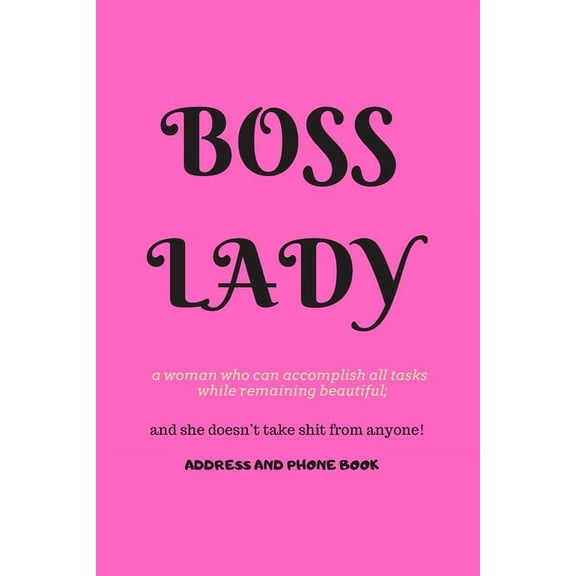 Boss Lady Address and Phone Book, Book 1 (Discreet Edition) (Paperback)