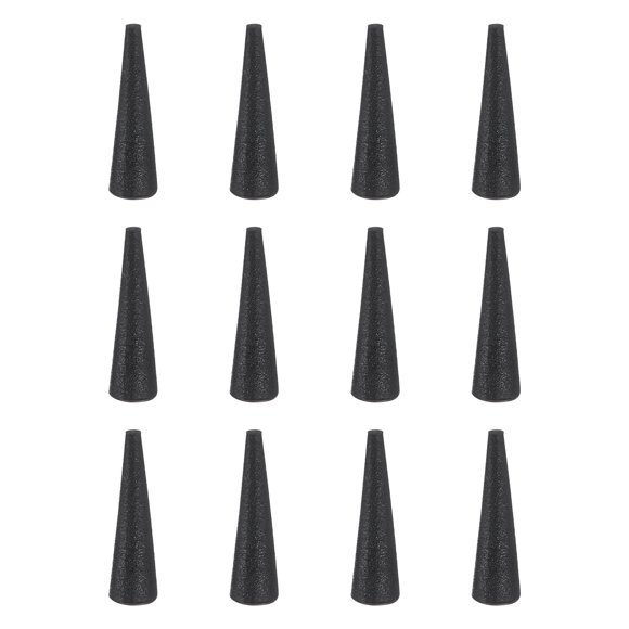 Lot de 12 Bouchons en Silicone Caoutchouc Effilés, 1.5mm à 4.5mm Haute Température pour Trous, Pulvérisation, Revêtement, 16mm