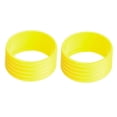 thumbnail image 2 of 2x Paquete de 2 Anillos de Fijación de Agarre de Raqueta de Tenis de Silicona Bádminton Sellado Loop Wrap End Lock Zulema  Anillo de agarre de raqueta de tenis, 2 of 8