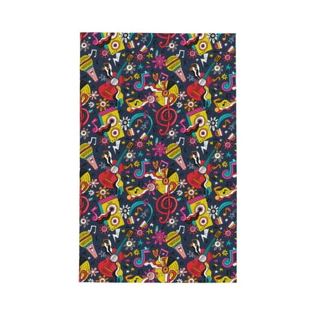 

Matuu Rock Music for Waffle Kitchen Towel Dish Towels Hand Towels for Kitchen 16 X 26 Inches