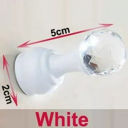 

Crystal Hook Antique Brass Wall Clothes Rack Cloth Hook Wall Hook Robe Hook For Bathroom Accessory Hanger Copper Material YT3011 White