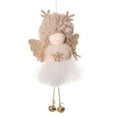 thumbnail image 2 of Fiudx Ofertas Y Liquidación Falda De Hilo De Felpa Navideña, Colgante De Ángel, Muñeca Bonita, Regalo Para Niña, Colgante Para Árbol De Navidad, 2 of 3