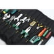 thumbnail image 3 of Bolsillos para destornilladores Bolsas para alicates más pequeñas/herramientas vacías Hombres 22 compartimentos Llaves Trinquete Bolsa enrollable Organizadores/Estuche con orificios más pequeños,, 3 of 5