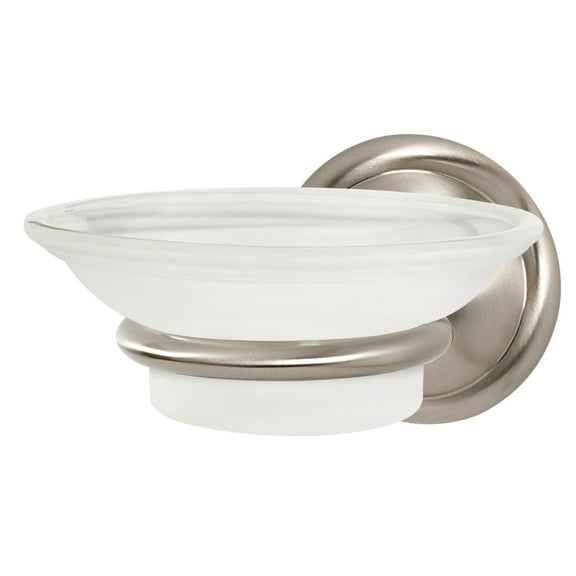 Yale Soap Dish, Satin Nickel