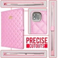 thumbnail image 4 of for iPad (A16) 11th Generation 11 Inch 2025/iPad 10th Generation 10.9" 2022 Case, Girl Crown Rhinestone Cute PU Leather Auto Sleep/Wake Stand Shockproof Smart Case for iPad 11th/10th,Pink, 4 of 9