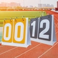 thumbnail image 6 of funtasica 2 Pieces Multi Sports Scoreboards Tabletop Score Flippers 2 digits Flip Scoreboards Score Counters for Indoor Outdoor Coaches Gray Yellow, 6 of 7