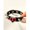 C, variant on Stackable Resin Bangle Set E: Black Pink Red With Crosses & Studs