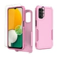 thumbnail image 1 of TASHHAR Samsung Galaxy A04S Case/A13 5G Case with Screen and Lens Protector Military Grade Double Layer Drop Resistant Durable for Galaxy A04S/A13 5G Phone - Pink, 1 of 10