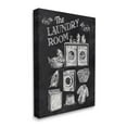 thumbnail image 3 of Laundry Room Vintage Drawings Typography Graphic Art Gallery Wrapped Canvas Print Wall Art, 3 of 7