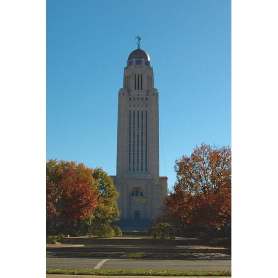 Nebraska State Capitol Building in Lincoln Journal : 150 page lined notebook/diary