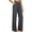 Grey, variant on Certgust Hot Sales Under $25 Womens Pants Wide Leg Pants for Women Flowy Drawstring Elastic Waist with Pockets Summer Beach Vacation