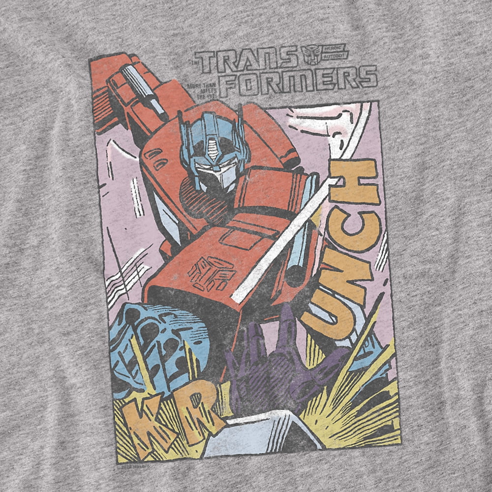 Transformers 40Th Anniversary T-Shirt Optimus Comic Crunch Unisex Graphic Tee for Men & Women