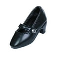 thumbnail image 5 of Almencla BJD Doll Dress Shoes Stylish Dress up Casual Retro Fashion Comfortable Square Toe, Mid Heel Shoes for 1/4 Figures Accessories black, 5 of 8