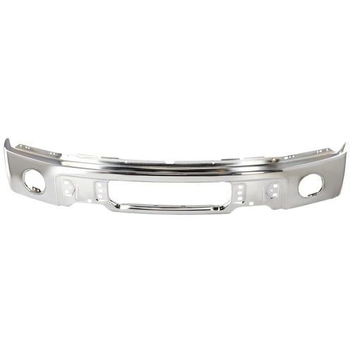 Bumper For 2009-2014 Ford F-150 Front Chrome with Fog Light Holes 9L3Z17757B
