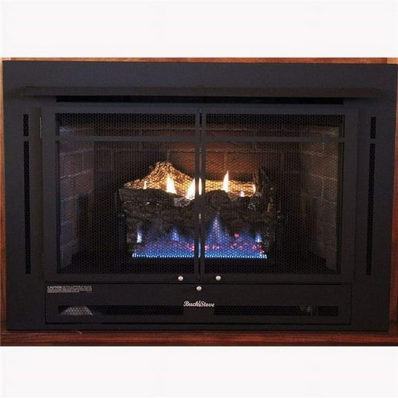 Buck Stove NV 344EBNATMAN Model 34 Manhattan Vent Free Gas Stove, Black