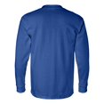 thumbnail image 3 of Adult 6.1 oz., 100% Cotton Long Sleeve Pocket T-Shirt ROYAL BLUE XL, 3 of 5