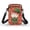 Green Santa with Gifts, variant on HELLHERO Blue Butterflies 2 Zippers Cross Body Purse Polyester for Men, Women