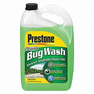 Prestone AS253 De-Icer Windshield Washer Fluid Freeze Protection Up to -34°f 1 Gallon with Number 1 in Service Tissue Pack