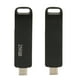 thumbnail image 3 of Memoria USB Para Teléfono, C 2 EN 1, Portátil, Giratoria, De Metal, EnreRora 4620, Tipo USB 3.0, UNIDAD FLASH PARABLETAS, ALMACENAMIENTO DE IMÁGENES, COLOR NEGRO, 256 GB, 3 of 7