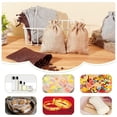 thumbnail image 6 of Burlap Gift Bags 32pcs Imitation Burlap Packing Pouches Drawstring Bags Wedding Favors Bag Advent Calendar Bags for Jewelry Wedding Party Shower Birthday Christmas 5.3x3.7 Inch, 6 of 7