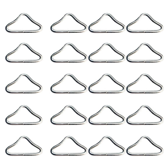 Yuarrent Paquete de 20 trampolines, hebilla de anillos en V, hebillas de Clip de conector multiusos para exteriores, senderismo, caza, escalada, Ropa Deportiva, Zapatos