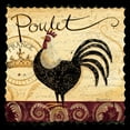 thumbnail image 2 of DiPaolo, Dan 12x12 Black Ornate Wood Framed with Double Matting Museum Art Print Titled - Mr Poulet, 2 of 4