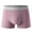 Pink, variant on Plebaso Cotton Boxer Briefs for Men Short Leg Breathable Boxers Mens Soft Underwear with Elastic Waistband