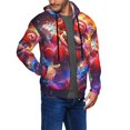 thumbnail image 6 of Sigee Mario W for Men's Zip-Up Hoodie Moisture Wicking and Breathable, Full Zip Hooded Sweatshirt,3X-Large, 6 of 8