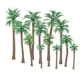 thumbnail image 2 of 12pcs Mixed Model Palm Tree Forest Making Accessories N Train Railway Railroad Scenery Diorama Or Layout, 2 of 8