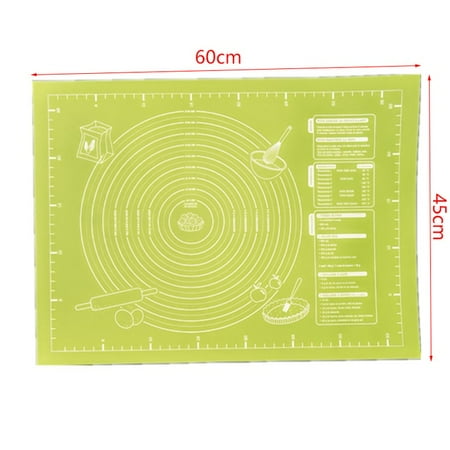 

QWZNDZG Silicone Utensils Baking Mat Dough Kitchen Accessories Tool 45x60cm Matte Tapete Reposteria Alfombrilla De Silicona Para Hornear
