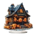 thumbnail image 2 of Halloween Pumpkin Ghost House Decoration 2D Acrylic Bedroom Desktop Gift, 2 of 5