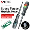 thumbnail image 2 of ANENG B05 Word/cross Screwdrivers Neon Bulb Indicator Meter Electric Pen Insulated Electrician Highlight Pocket Tester Pen Tools, 2 of 8
