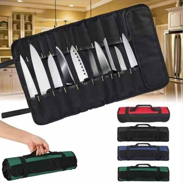 stanreset Étui de Rangement Sac Trancheur Fournitures de Cuisine Accessoires Ménagers Durables Design Épaissi Conteneur de Gadgets Sacs en Rouleau Rouge