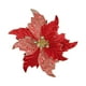 thumbnail image 2 of 6x Flor de Pascua Artificial, Flores de Pascua con Purpurina, Centros de Mesa de Flores, Adornos Navideños, Decoración de Flores para de Navidad 6 piezas, 2 of 8