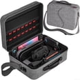 thumbnail image 3 of Genérico wefenad Bolsa de Almacenamiento Multifuncional Compatible con 2 Estuches de Viaje portátiles, Bandolera, Bandolera con diseño portátil (Negro), 3 of 3