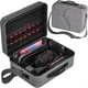 thumbnail image 3 of Genérico wefenad Bolsa de Almacenamiento Multifuncional Compatible con 2 Estuches de Viaje portátiles, Bandolera, Bandolera con diseño portátil (Negro), 3 of 3